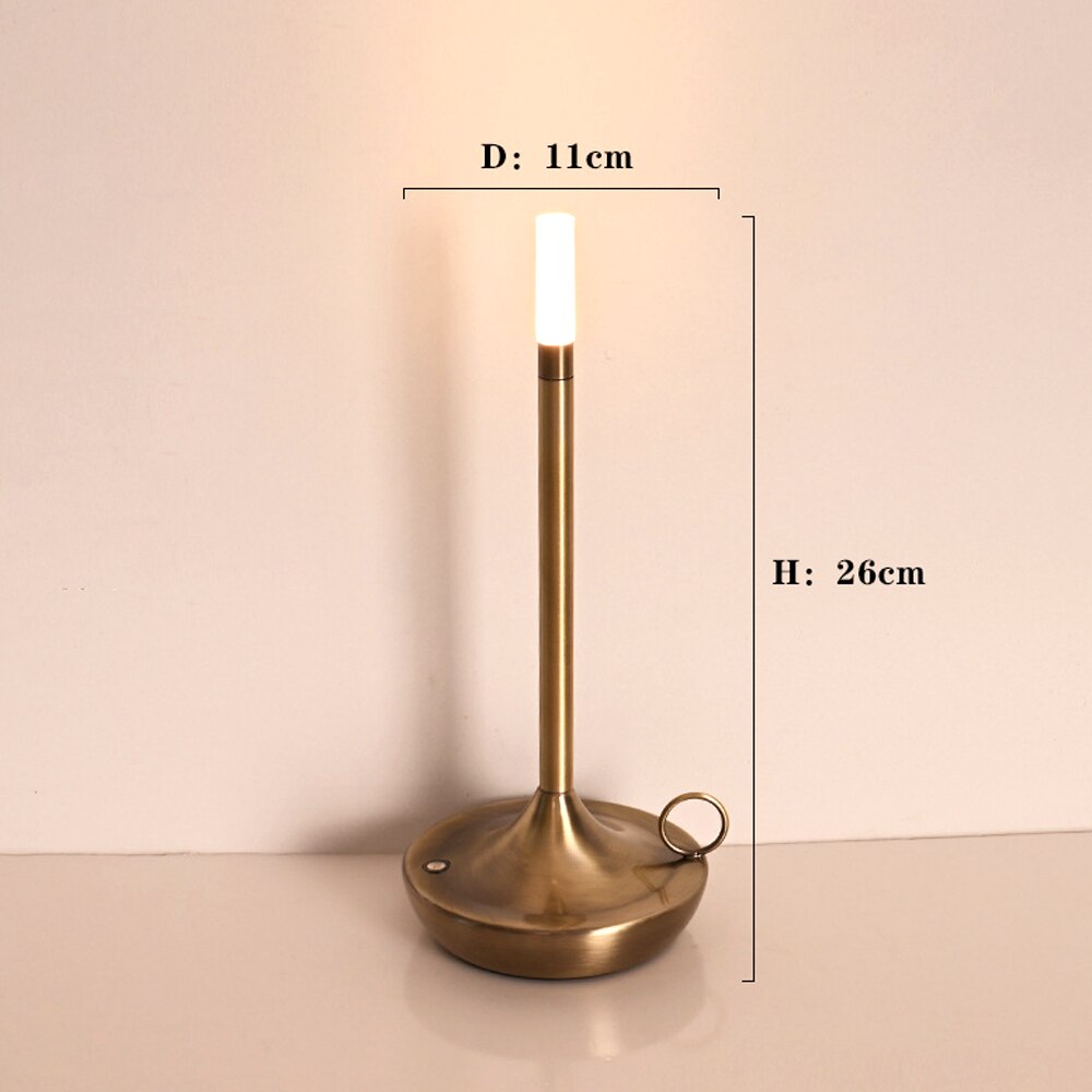 Upgrad Led Bar Table lamp USB Rechargeable Office Restaurant Study Reading Desk Light for Home Decor Bedroom Beside Night Lights