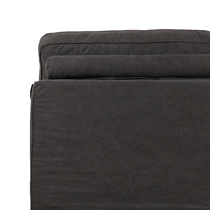 Santa Monica Vintage Charcoal Slipcover 4pc Sectional