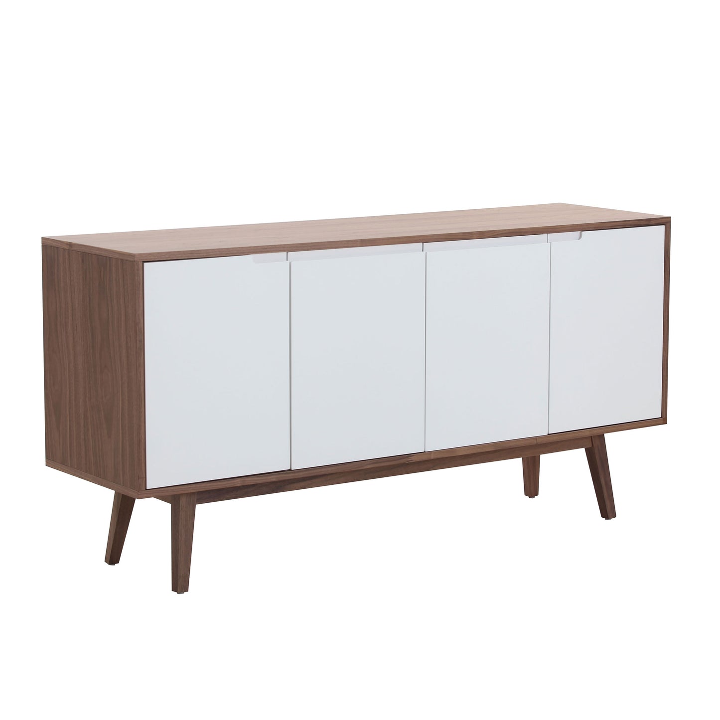 Sideboard Kommode Highboard Mehrzweckschrank II 160x 45x 80 cm (Lx Bx H) in Weiß Wohnzimmer Schlafzimmer Esszimmer