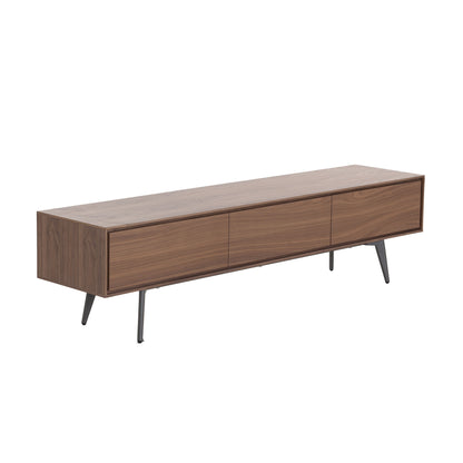 Moderner TV-Schrank,TV-Schrank, Lowboard, Fernsehtisch für Fernseher Fernsehschrank, für Wohnzimmer, modern 180 *40 *45 cm(L*B*H) , walnut