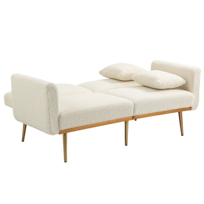 COOLMORE Velvet Sofa , Accent sofa .loveseat sofa with metal feet