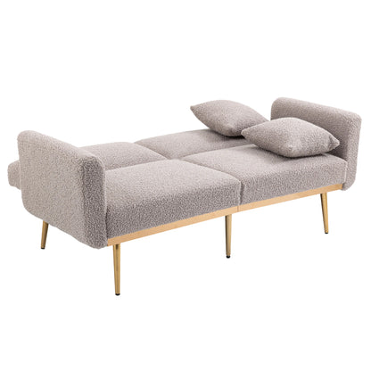 COOLMORE Velvet Sofa , Accent sofa .loveseat sofa with metal feet