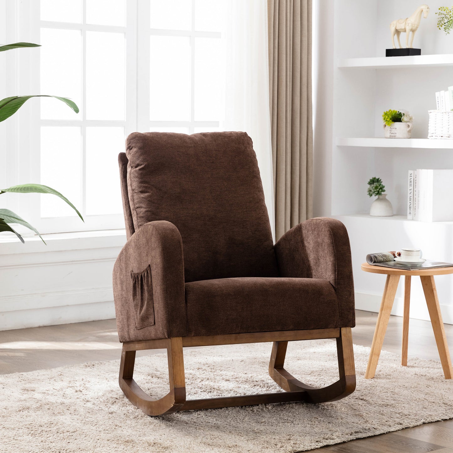 COOMORE Living room Comfortable rocking chair