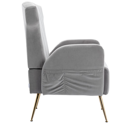 COOLMORE Accent Chair ,leisure single chair with Golden feet