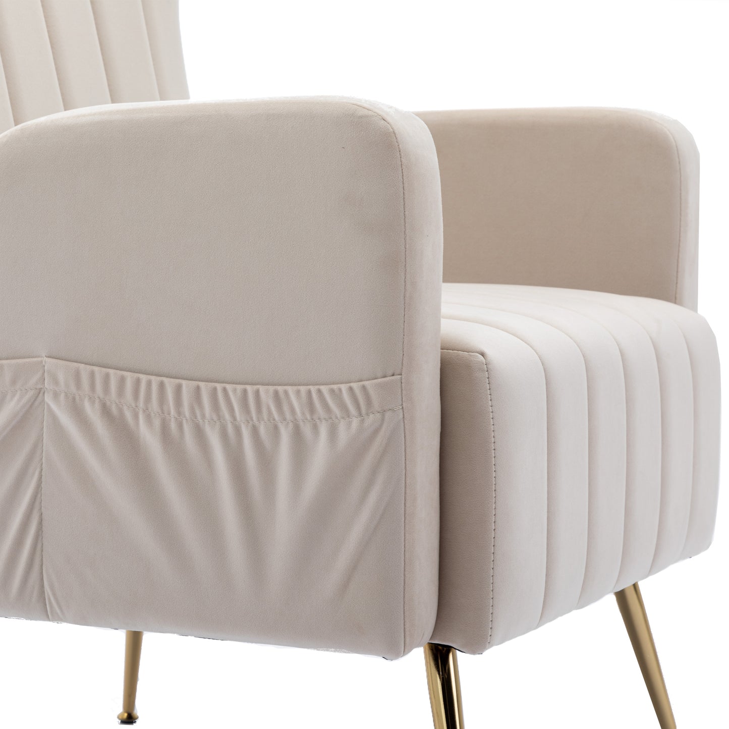 COOLMORE Accent Chair ,leisure single chair with Golden feet