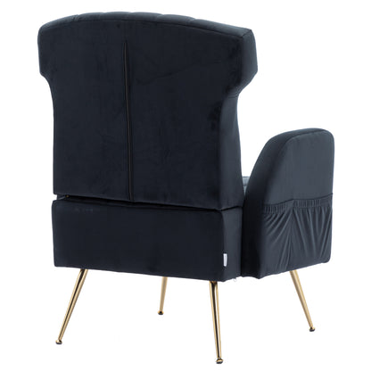 COOLMORE Accent Chair ,leisure single chair with Golden feet