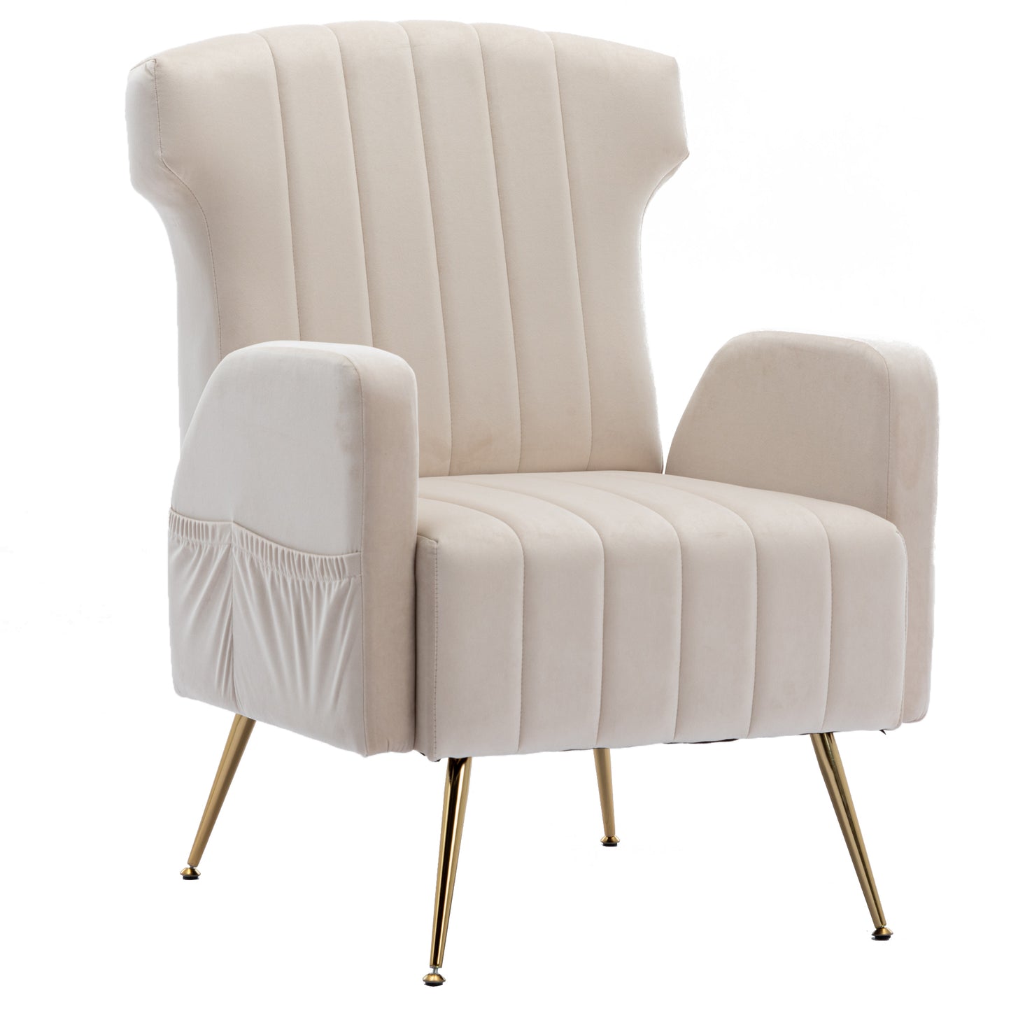 COOLMORE Accent Chair ,leisure single chair with Golden feet