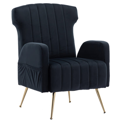 COOLMORE Accent Chair ,leisure single chair with Golden feet