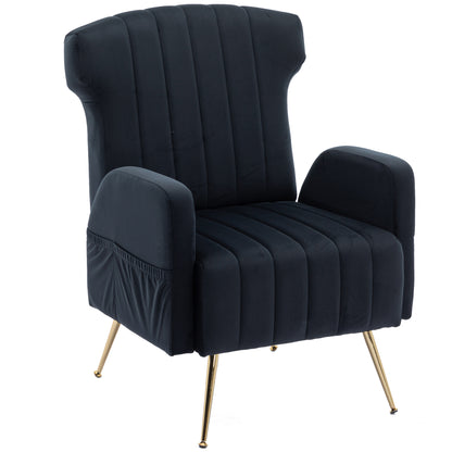 COOLMORE Accent Chair ,leisure single chair with Golden feet