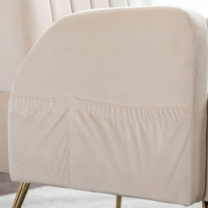 COOLMORE Accent Chair ,leisure single chair with Golden feet