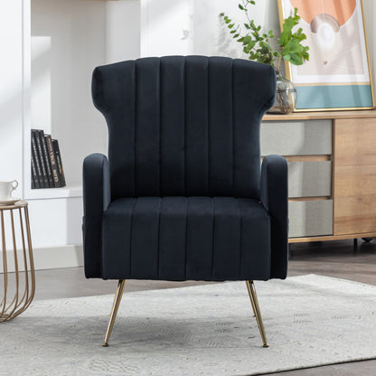 COOLMORE Accent Chair ,leisure single chair with Golden feet