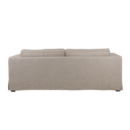 Denver Natural Linen Slipcover Sofa