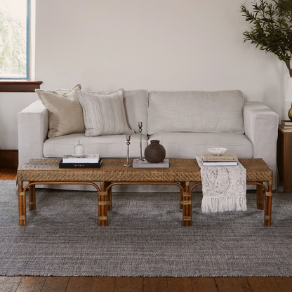 Denver Natural Linen Slipcover Sofa