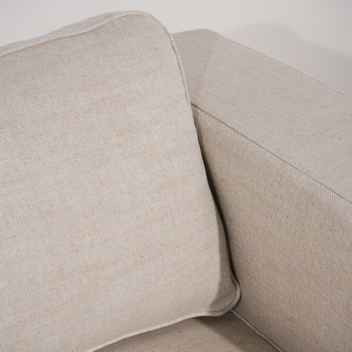 Denver Natural Linen Slipcover Sofa