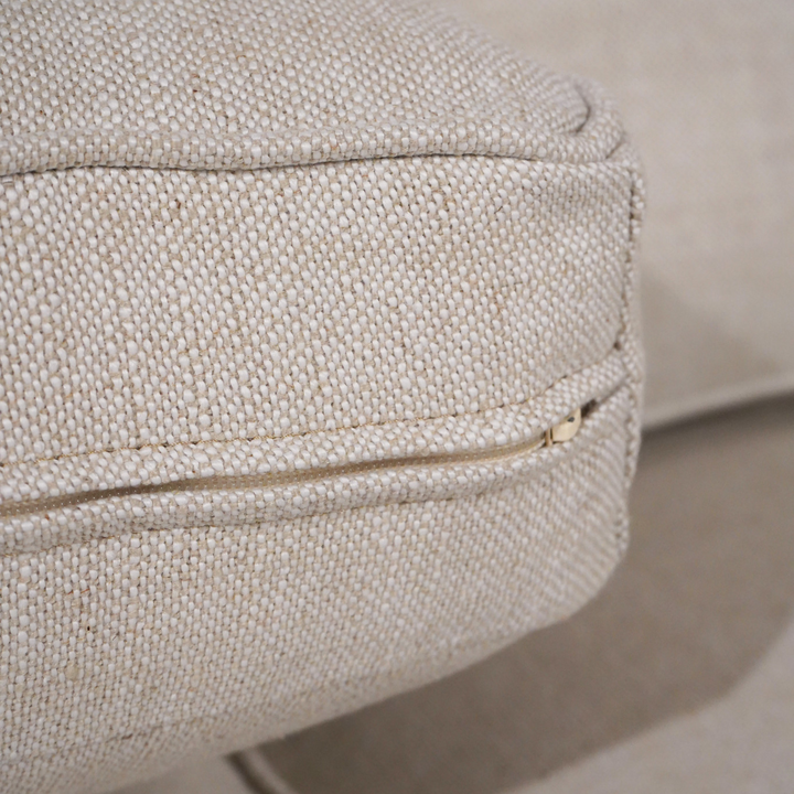 Denver Natural Linen Slipcover Sofa