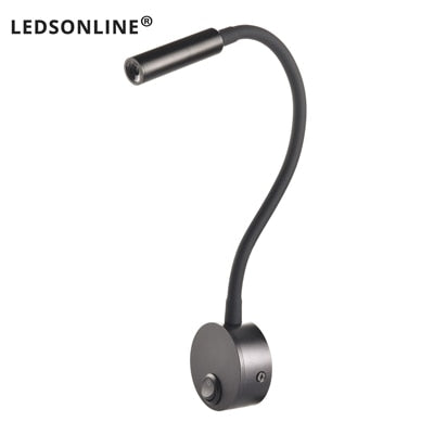 Bedside Working Study Reading Lamp Wall lamp sconces 3W LED Book Lamp wall Night light fixtures Spot LED EU US Plug Cord