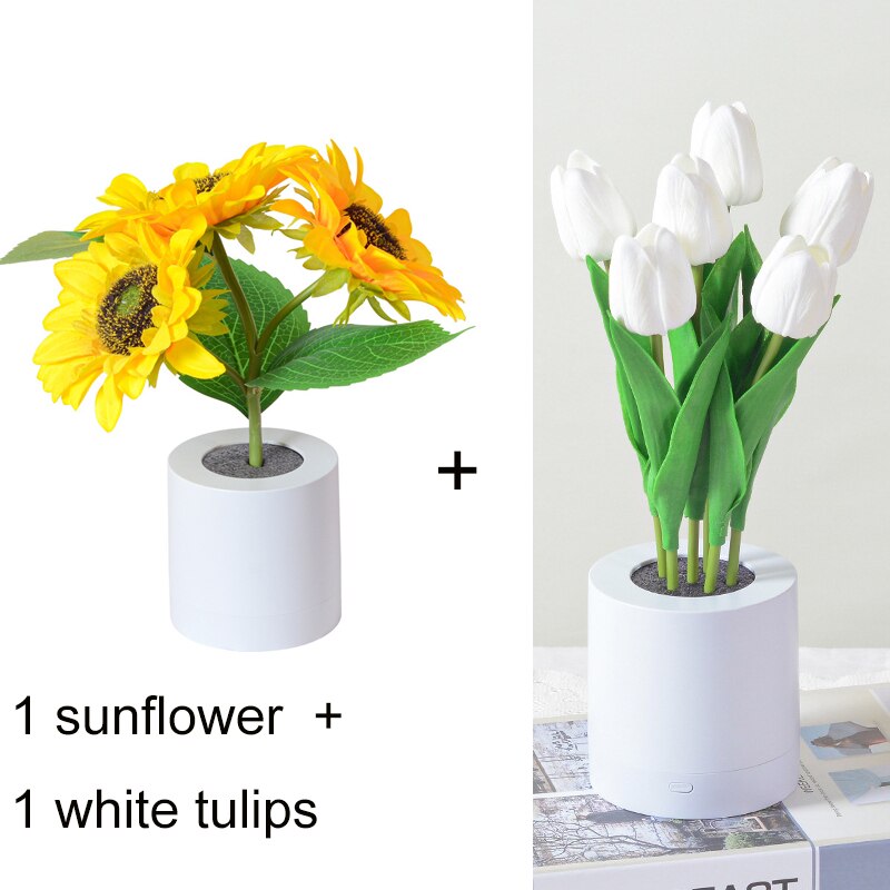 DIY Custom Made for VIP Sunflower Tulip Table Lamp